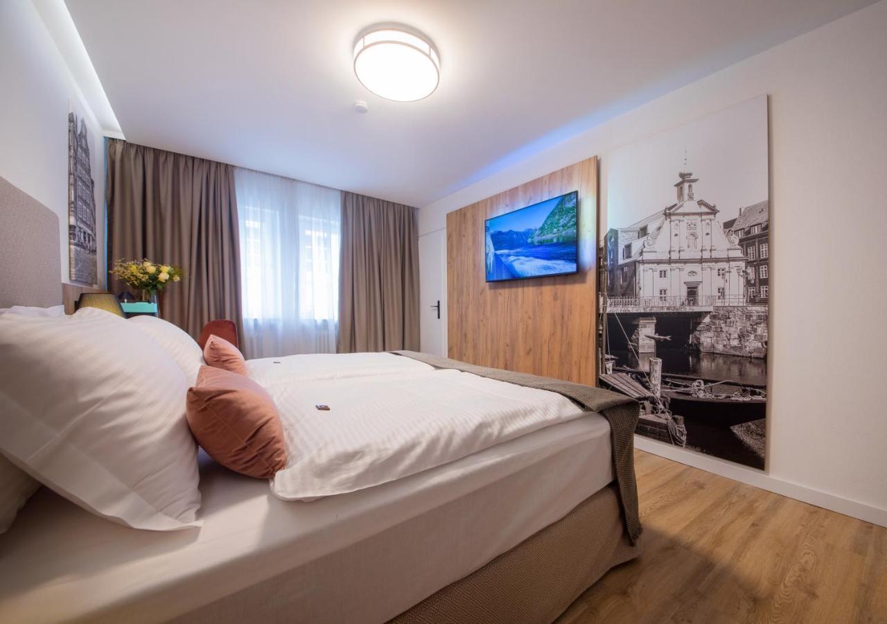 Gaestehaus Zum Roten Hahn Lüneburg Eksteriør billede